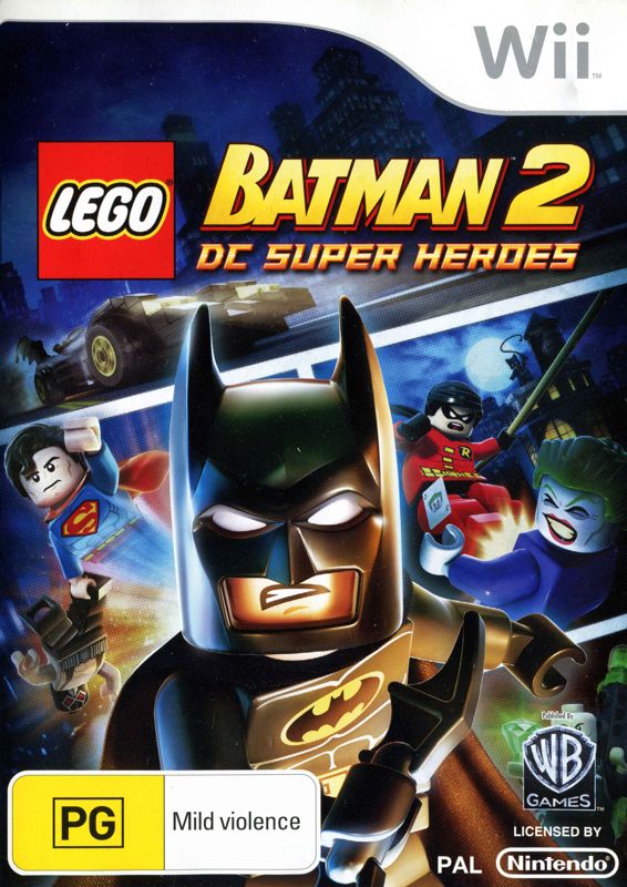 LEGO Batman 2: DC Super Heroes box art for Wii